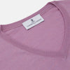 Pink Merino Kennedy V-Neck Jumper