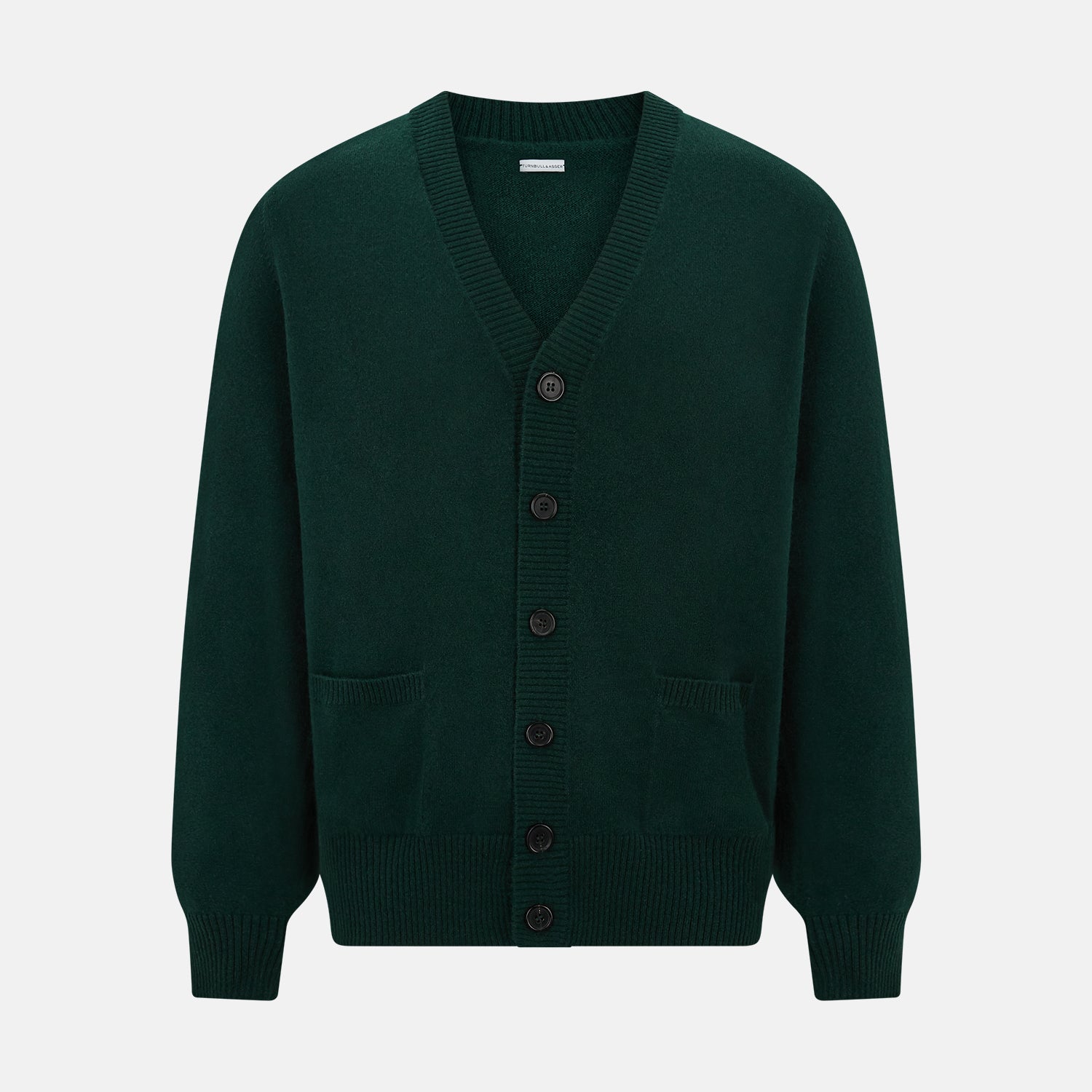 Forest Green Cashmere Cardigan