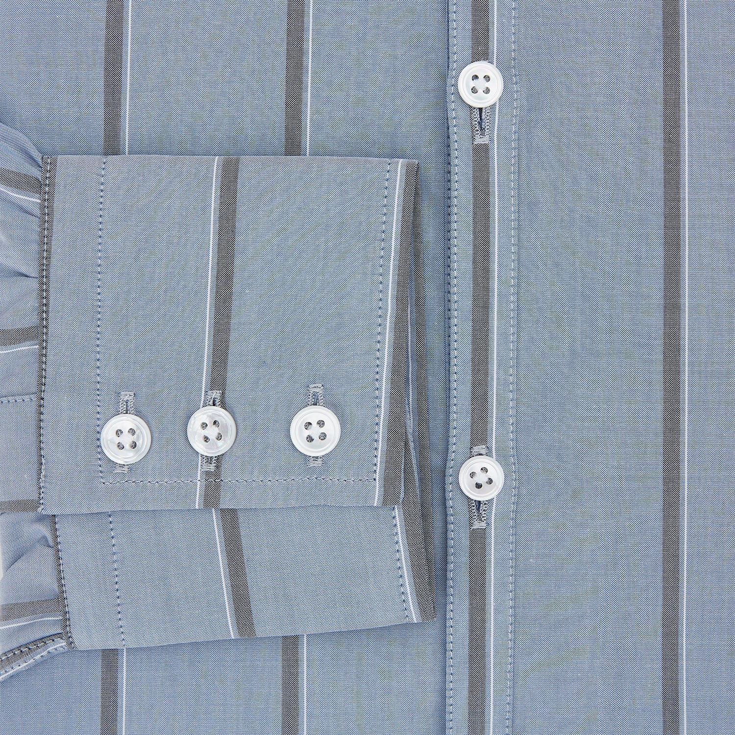 Image 4 of product Steel Blue Track Stripe Westminster Shirt