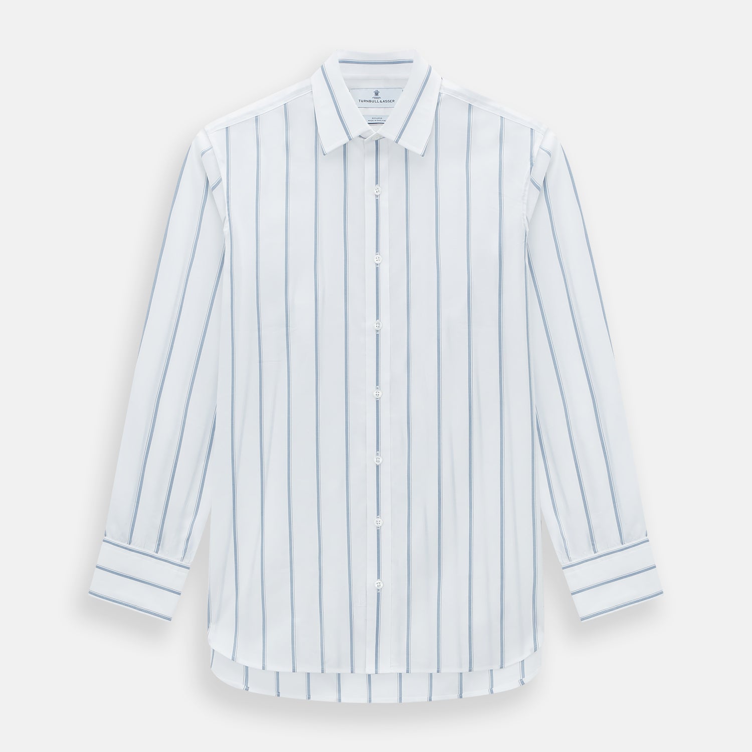 Image 1 of product Steel Grey Track Stripe Mayfair Shirt