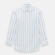 Steel Grey Track Stripe Mayfair Shirt