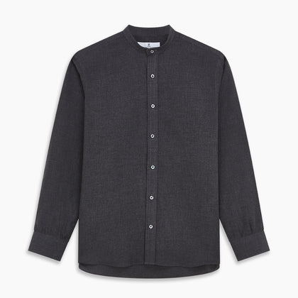 Charcoal Cotton Blend Weekend Fit Blake Shirt Image 5