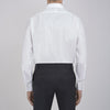 View 5 of product The Turnbull & Asser White Herringbone Superfine Cotton Shirt with T&A collar and 3-button cuffs is perfect for pairing with statement ties or elevating minimalist looks.