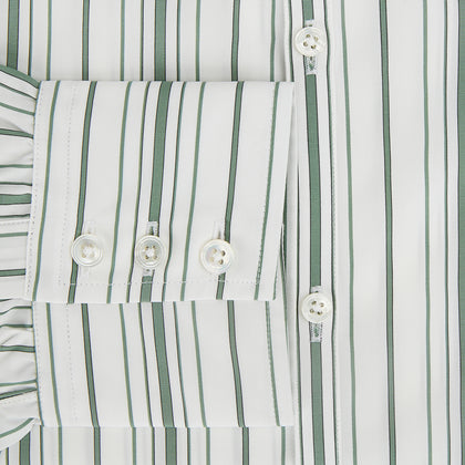 SAGE GREEN MULTI STRIPE WESTMINSTER SHIRT Image 3
