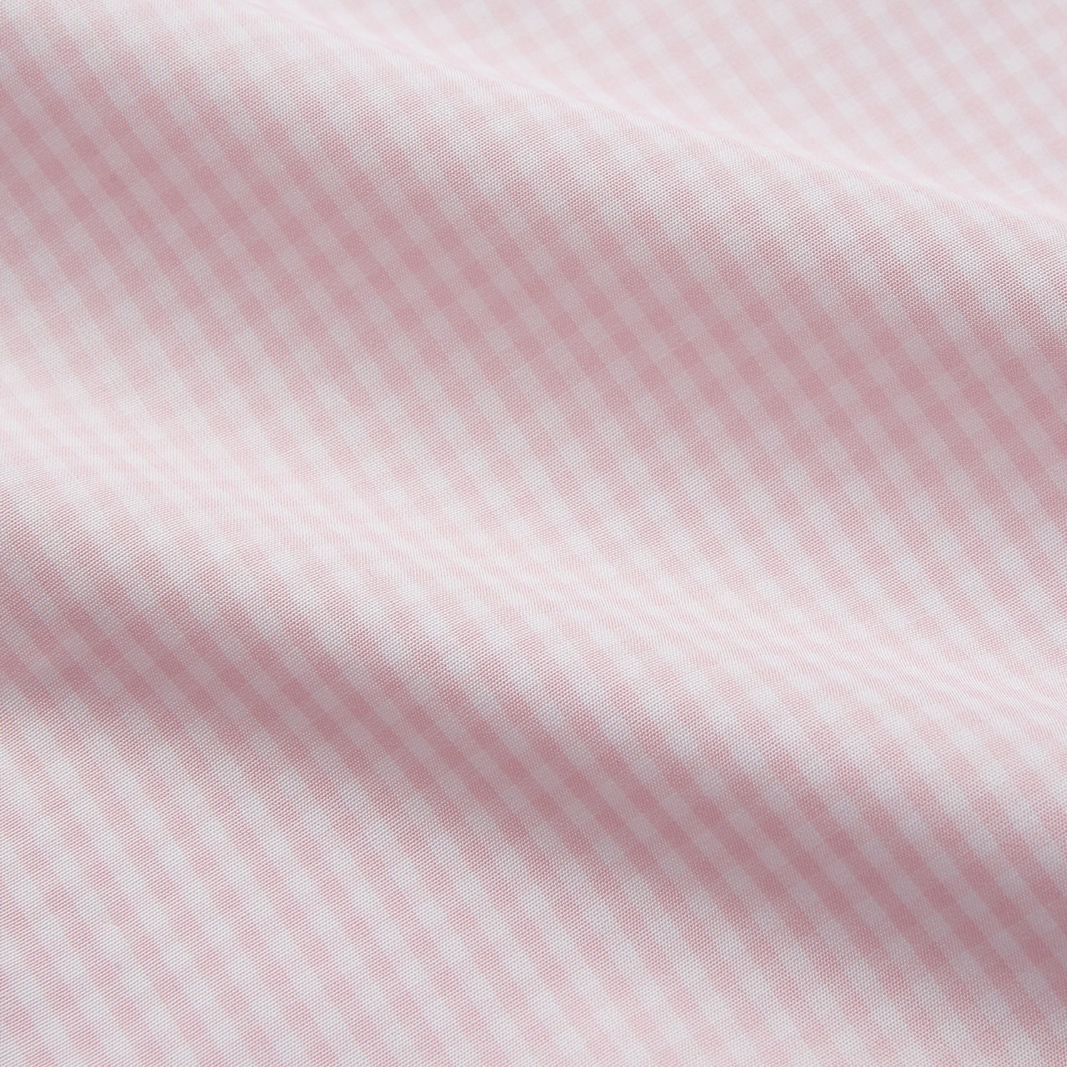 View 4 of product The Turnbull & Asser Pink Windowpane Check Shirt features long sleeves, a button-down front, pointed collar, and buttoned cuffs—an elegant addition to any formal shirt collection.