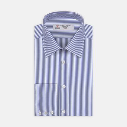 Blue Bengal Stripe Cotton Fabric