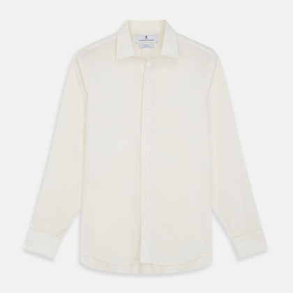 Cream Silk Weekend Fit Fairlight Shirt
