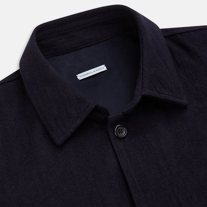 Navy Primrose Overshirt