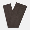 View 2 of product The Turnbull & Asser Brown Check Arthur Trousers feature a straight leg, button and zip closure, belt loops, and front pleats, shown against a plain white background.