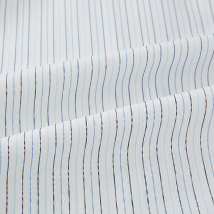 Blue Multi-Tone Double Pinstripe Mayfair Shirt Image 5