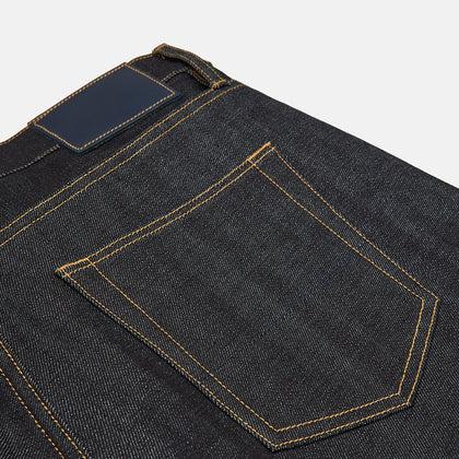 Indigo Japanese Selvedge Denim Jeans Image 2