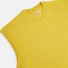 Canary Yellow Fine Merino V-Neck Vest