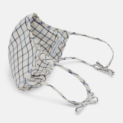 Check Blue Multi Commuter Mask With 3 Viroformula™ Filters Image 3