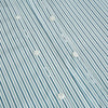 View 7 of product The GREEN DOUBLE STRIPE WESTMINSTER SHIRT by Turnbull & Asser features green and white vertical stripes, a pointed collar, buttoned cuffs, and a relaxed fit that highlights refined British craftsmanship.
