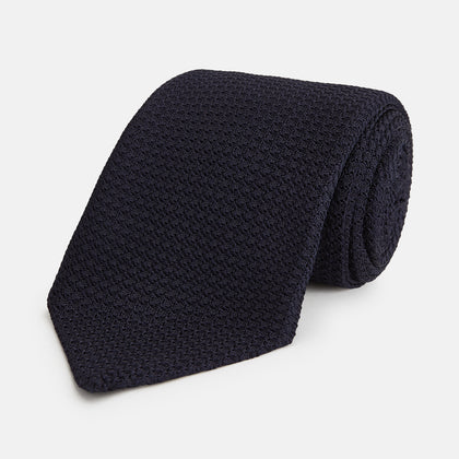 Midnight Blue Knitted Tie