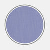 View 1 of product A close-up of Turnbull & Asser's Blue End-on-End Sea Island Quality Cotton Fabric, framed by a circular gray and white border on a plain white background.