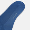 View 3 of product The Azzurro Micro Knit Mid-Length Sock by Turnbull & Asser, crafted from mercerised Egyptian cotton, is shown upright on a light background with a smooth texture, micro knit pattern, and slightly ribbed top band.