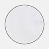 View 1 of product A close-up of Turnbull & Asser's White Mini Square Cotton Fabric is shown within a gray circular border on a light gray background.