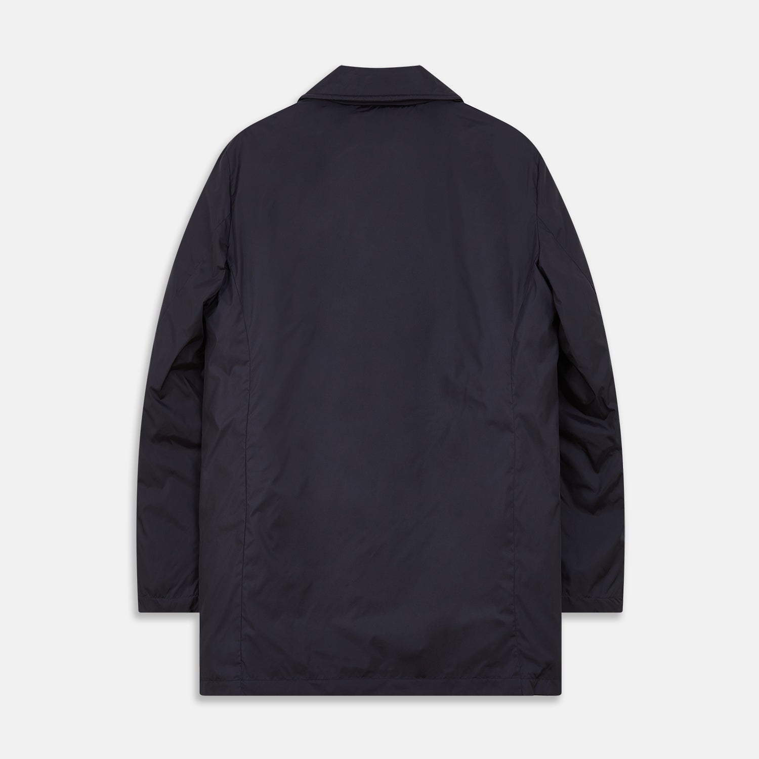 Navy Burrows Double Breasted Coat