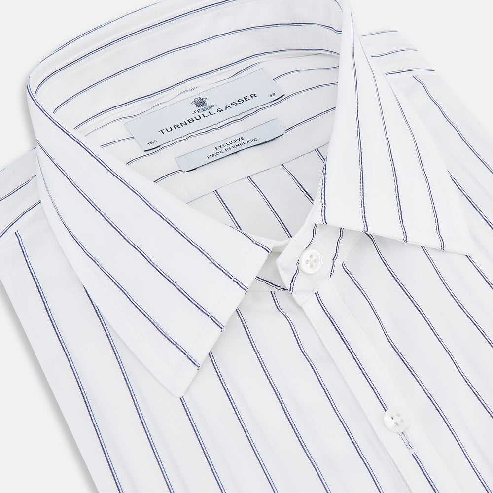 Dark Navy Double-Pinstripe Westminster Shirt