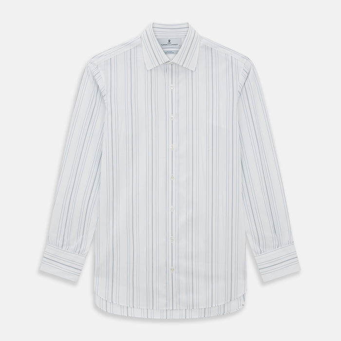 Pale Blue Multi Stripe Mayfair Shirt