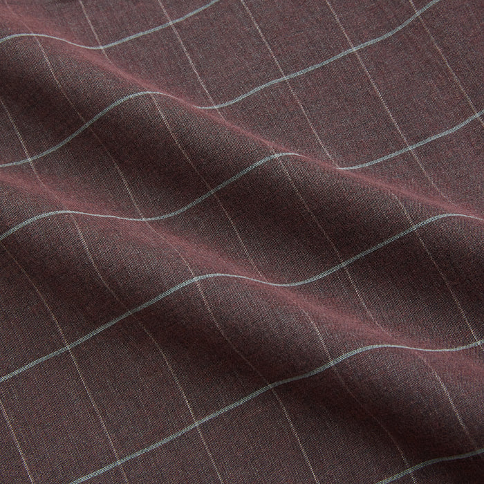 Burgundy Check Hampstead Overshirt Image 5