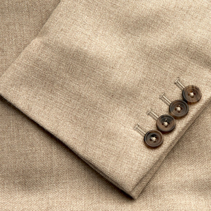 Beige Wool, Silk and Cashmere Bern Jacket Image 4