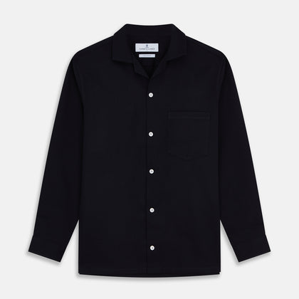 Navy Cotton Holiday Fit Winnington Shirt