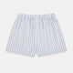 Blue Fine Track Stripe Godfrey Boxer Shorts