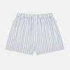 Blue Fine Track Stripe Godfrey Boxer Shorts