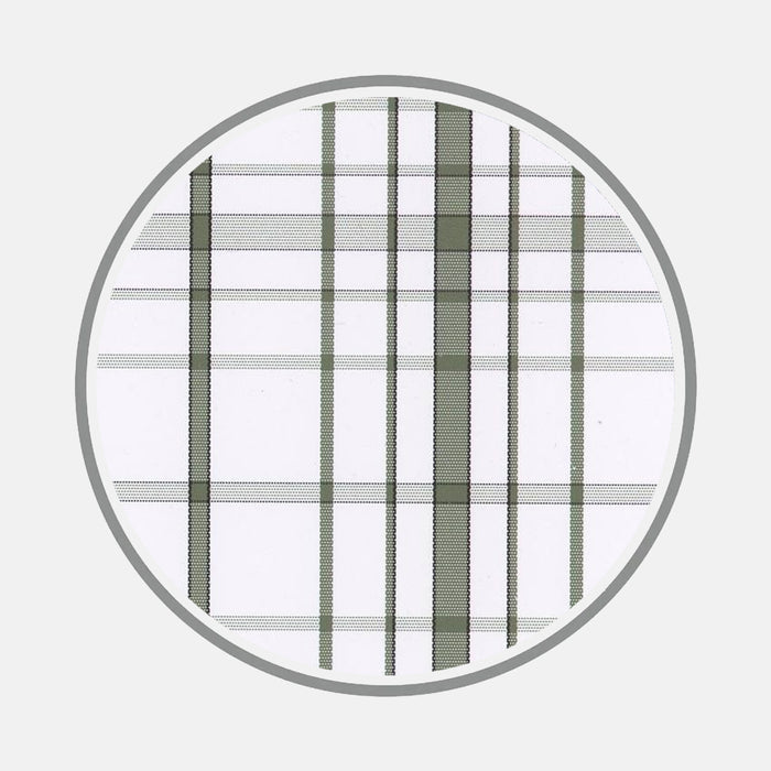 Olive Green Plaid Check Fabric