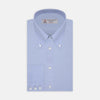 <div>Light Blue Royal Oxford Cotton Shirt with Button-Down Collar and 3-Button Cuffs</div>
<div>&nbsp;</div>