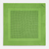 Kelly Green Dot Silk Pocket Square