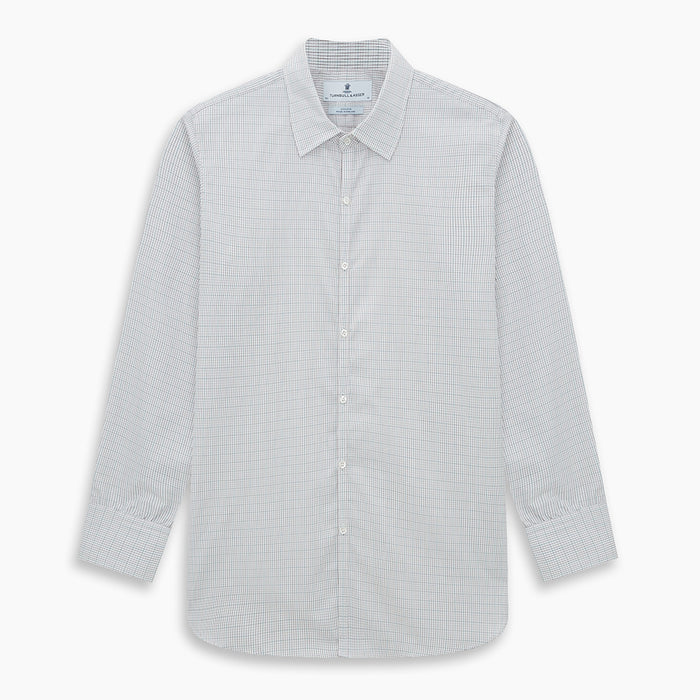 BURGUNDY AND GREEN DOUBLE GRID CHECK WESTMINSTER SHIRT Image 8