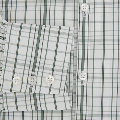 Sage Green Plaid Check Westminster Shirt Image 3