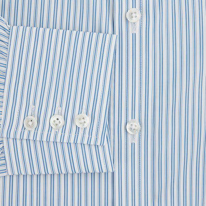Sky Blue Double Stripe Mayfair Shirt Image 3