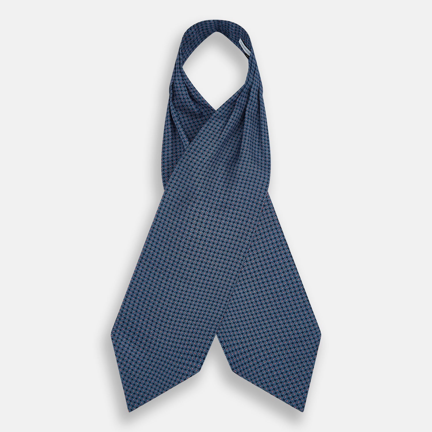 Image 2 of product Navy and Red Rosette Cravat