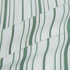 View 8 of product The SAGE GREEN MULTI STRIPE WESTMINSTER SHIRT by Turnbull & Asser features a classic collar, long sleeves, buttoned cuffs, relaxed fit, and vertical green and white stripes—embodying timeless British craftsmanship.