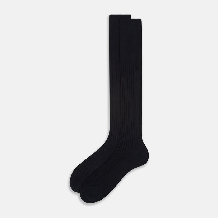 Midnight Blue Long Socks Image 1