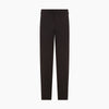 View 8 of product A pair of brown linen Henry trousers by Turnbull & Asser with a straight-leg cut and button waistband, ideal for formalwear, displayed against a plain white background.