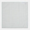 View 3 of product The Turnbull & Asser Green Multi Graph Check Hand-Rolled Handkerchief features a graph check pattern with thin colorful lines forming small squares, hand-rolled edges, and is laid flat against a white background.