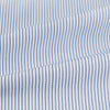 View 6 of product The Blue Ticking Pinstripe Mayfair Shirt by Turnbull & Asser features long sleeves, a button-down front, and classic T&A collar, shown on a plain white background.