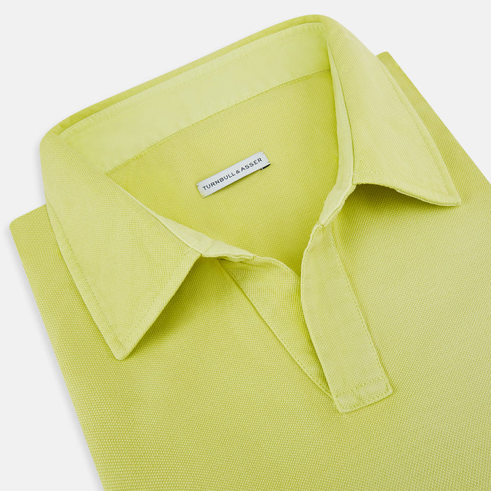 Lime Green Rugby Polo Shirt Image 1