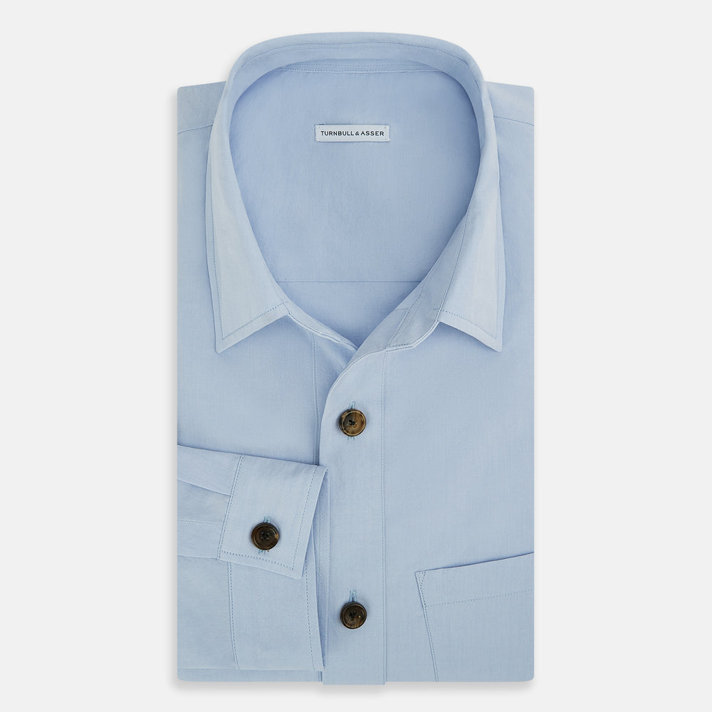 Pale Blue Hyde Overshirt