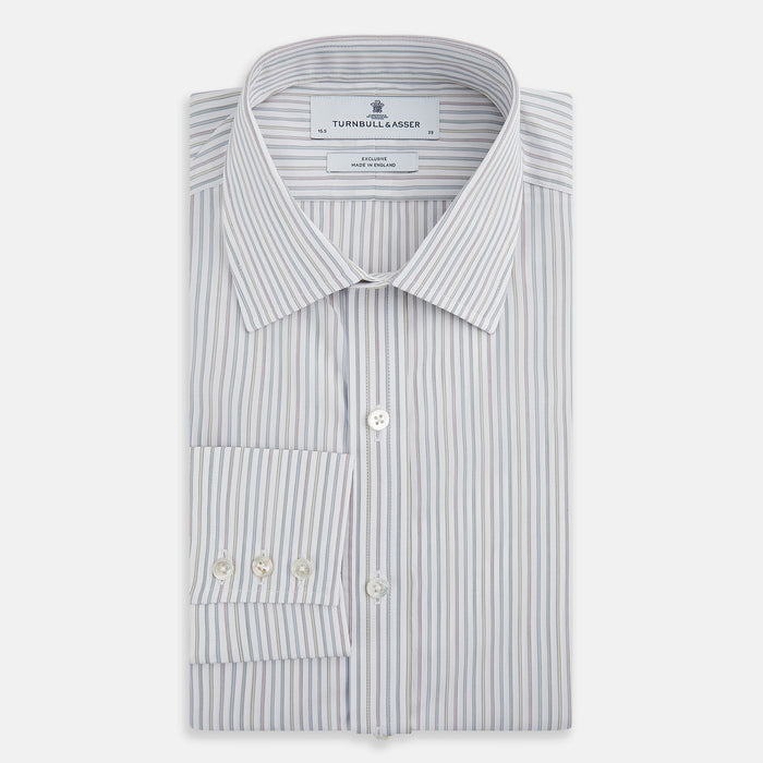 Multicoloured Music Stripe Mayfair Shirt Image 4