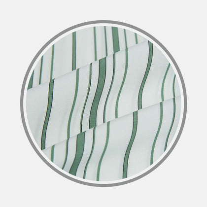 Sage Green Multi Stripe Fabric