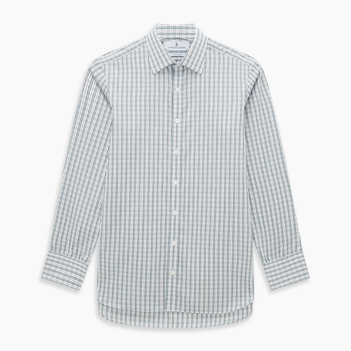 Forest Green Multi Check Mayfair Shirt Image 6