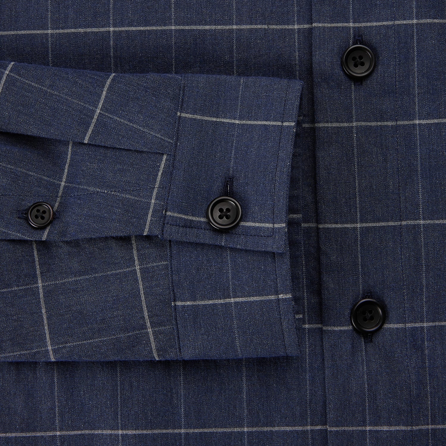 Royal Blue Check Hampstead Overshirt