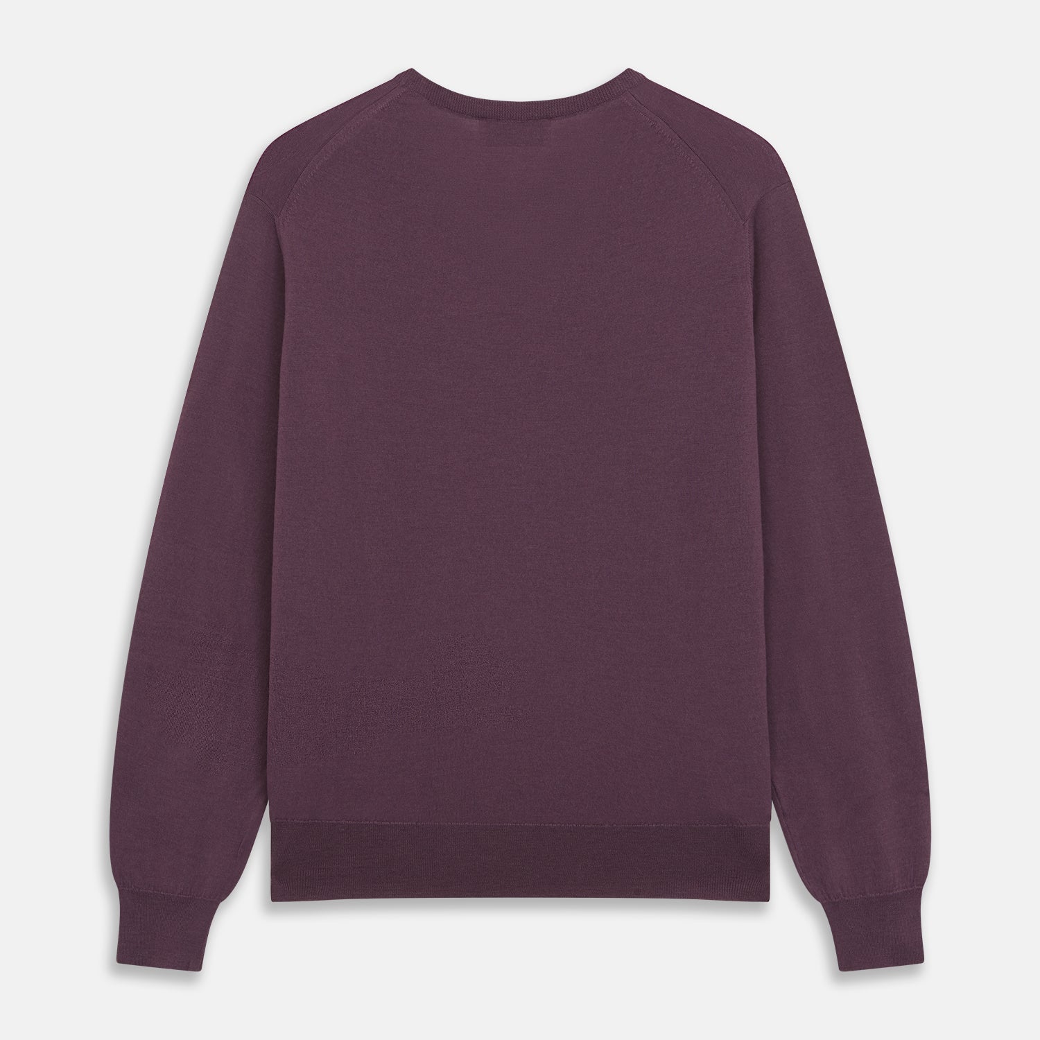 Plum Kennedy Merino V-Neck Jumper