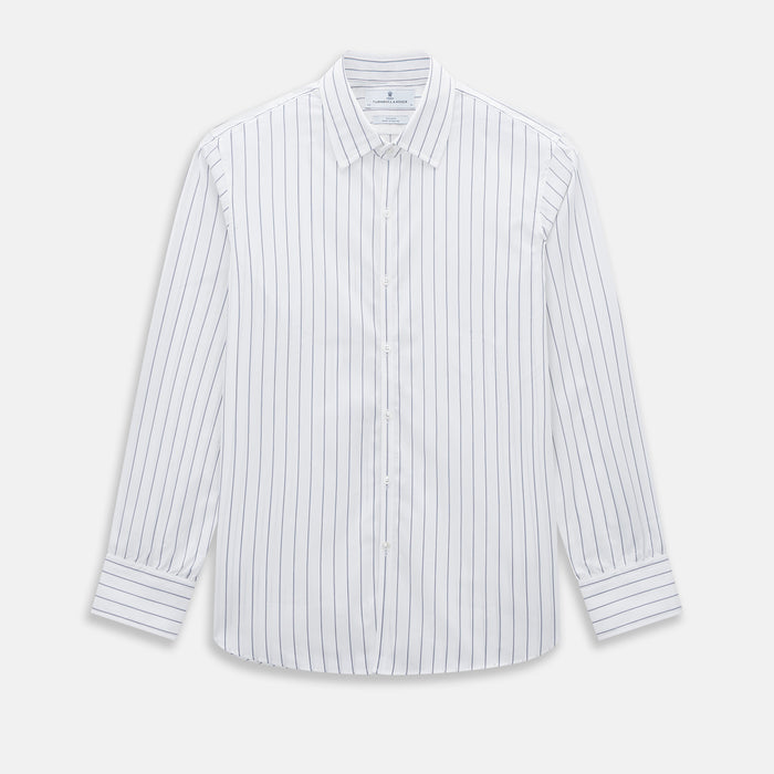 Dark Navy Double-Pinstripe Westminster Shirt